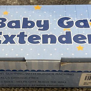 Baby Gate Extender Wall Protector for Presure Mount Gates Black (4) (NEW)